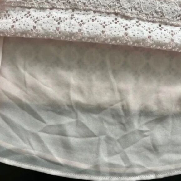 Banana Republic Lace Over-lay Tank Top - Size Small - Pink - EUC - Picture 6 of 8